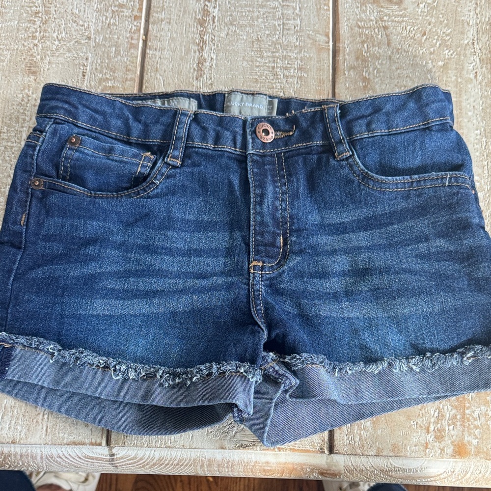 Lucky Brand Dark Blue Jean Shorts